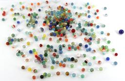 5 POUNDS OF UNSEARCHED VINTAGE MARBLES LOT