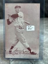 1947-66 Ted Williams Exhibit Card- Stat Back