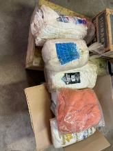 box of new wiping rags
