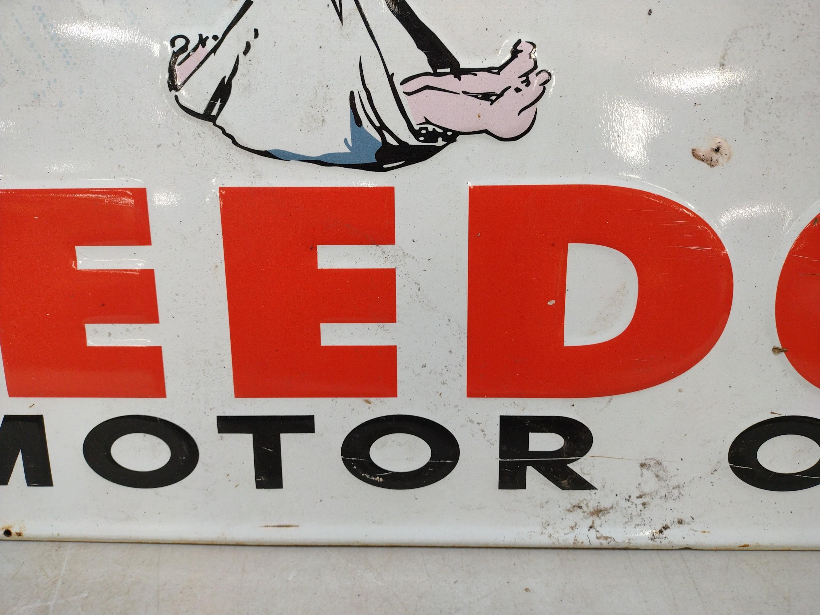 Vintage SSM Veedol Motor Oil Advertising Sign.