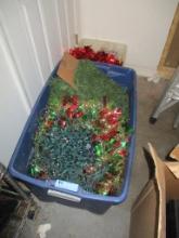 LOT-BOXES OF ASSORTED HOLIDAY DECORATIONS