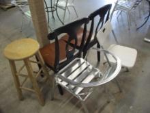 LOT-ASST. CHAIRS/STOOLS