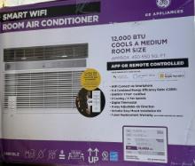 GE 12,000 BTU Window-Mounted Smart AC w. Remote Control
