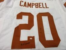Earl Campbell of the Texas Longhorns signed autographed football jersey PAAS COA 061