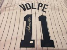 Anthony Volpe of the TEAM signed autographed baseball jersey PAAS COA 885