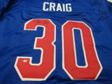 Jim Craig of TEAM USA signed autographed hockey jersey PAAS COA 040