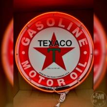 TEXACO GASOLINE / MOTOR OIL NEON SIGN