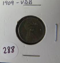 1909- VDB Lincoln Cent