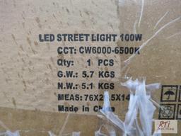 4X 100 watt LED street lights