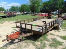 (NT) 6'6" X 18' TRAILER WITH RAMPS