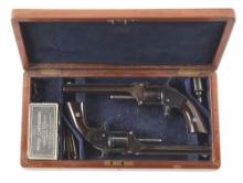 (A) HISTORIC CASED PAIR OF SMITH & WESSON NO. 2 ARMY REVOLVERS ATTRIBUTED TO GENERAL GRENVILLE DODGE