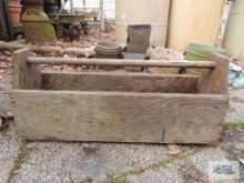 Wood tool box