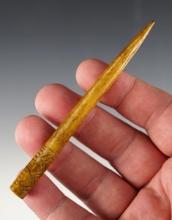 Nice 4 1/4" long Bone Awl. Found in the 1950's by Norma Berg in Washington. COO.