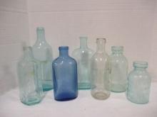 Old Glass Medicine and Infant Food Bottles