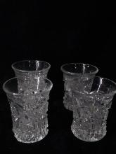 Collection of Four Vintage EAPG Juice Glasses