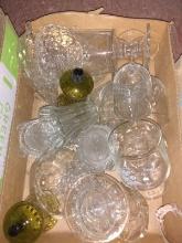 BL-Assorted Glassware, Etched Glassware
