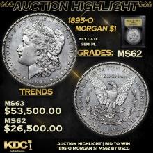 ***Auction Highlight*** 1895-o Morgan Dollar 1 Graded Select Unc By USCG (fc)