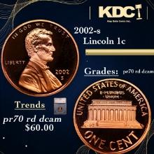 Proof 1993-s Lincoln Cent 1c Graded pr70 rd dcam BY SEGS
