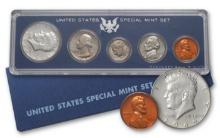 1966 Special Mint Set 5 coins in Plastic Holder