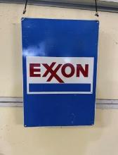 Exxon pump plate 13.5Wx19.5T  SS