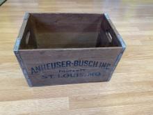 Anheuser Busch wooden box