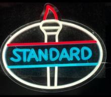 Standard Oil neon 14"Lx12"H