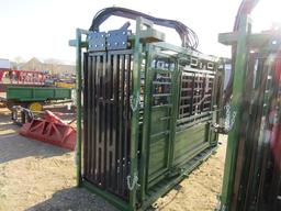 1517. 308-587. UNUSED HD. HYDRAULIC SQUEEZE CHUTE, FULL SQUEEZE, STEEL FLOO