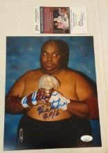 Abdullah The Butcher Autographed Signed 8x10 Photo WWE WWF JSA WCW ECW NWA Wrestling