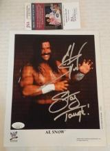 Al Snow Autographed Signed 8x10 Photo WWE JSA WWF Wrestling ECW Inscription OVW