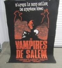 Large French Stephen King Hand Painted Movie Poster On Canvas Les Vampires De Salem