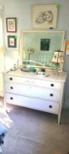 Vintage Dresser with Vanity Mirror $20 STS
