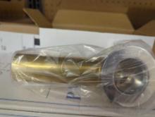 EASTMAN 1-1/2 in. Brass Waste and Overflow Shoe, Appears to be New in Factory Sealed Box Before