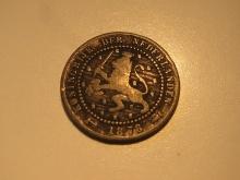 1878 Netherlands 1 Cent