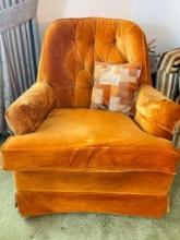 Vintage MCM Rike's Swivel Chair