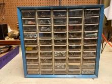 Metal Parts Bin of Screws, Bolts and More