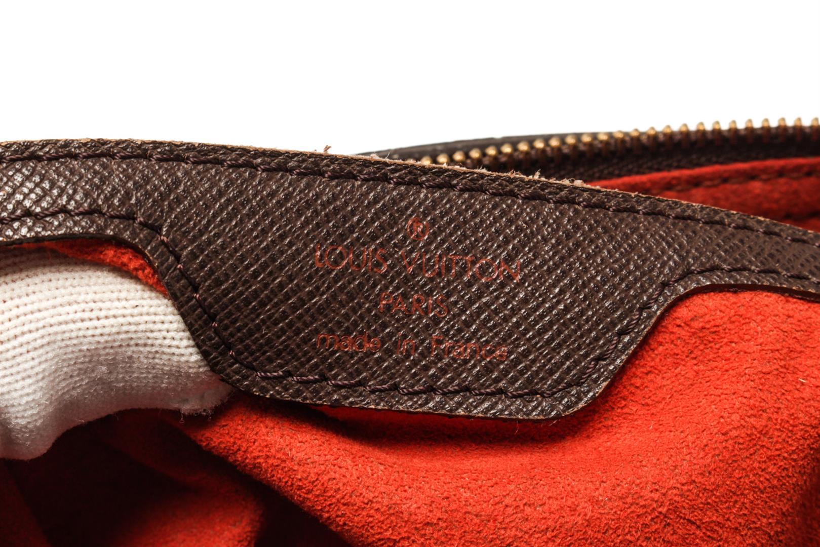 Louis Vuitton Brown Damier Ebene Canvas Sac Plat Venice Tote Bag