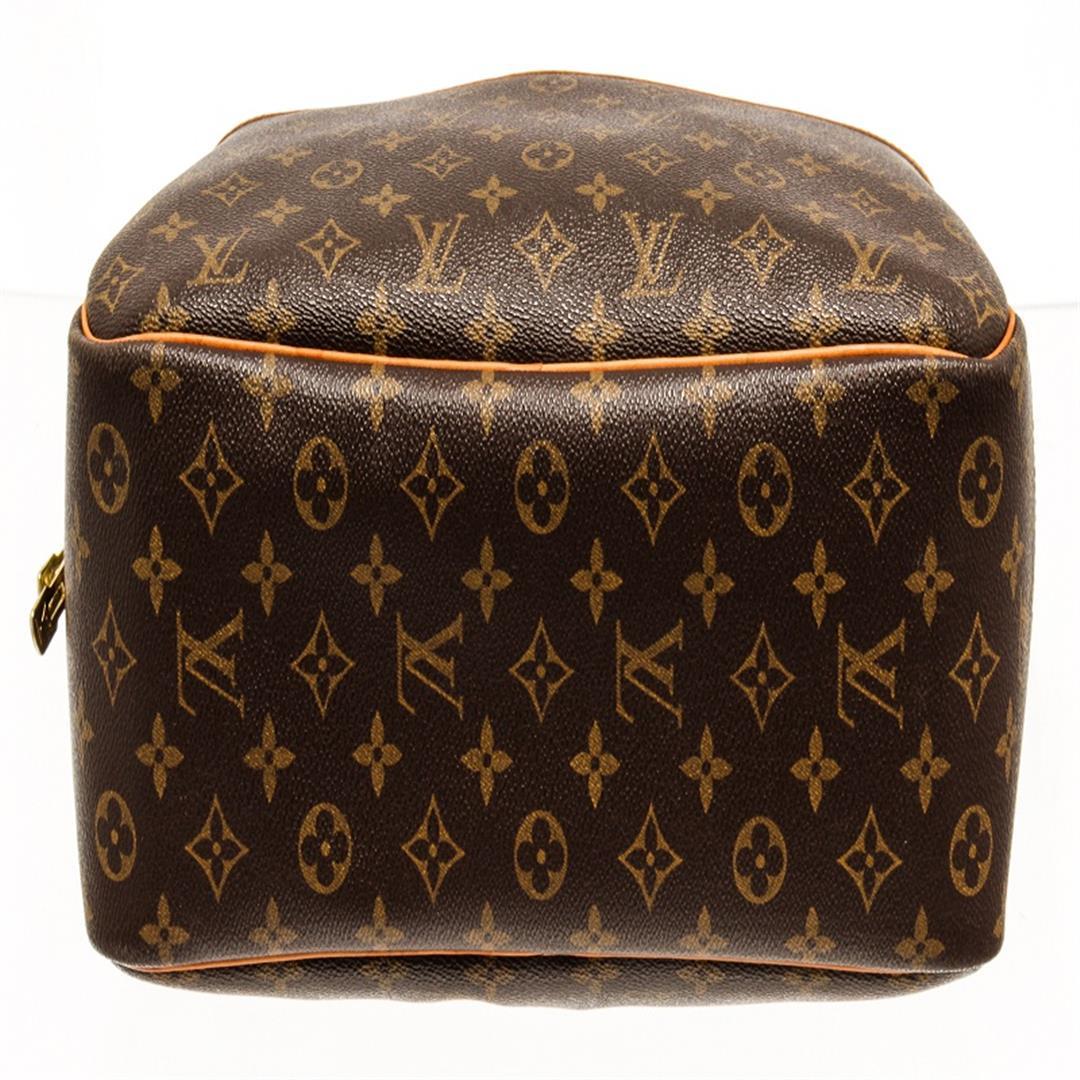 Louis Vuitton Brown Deauville Top Handle Bag