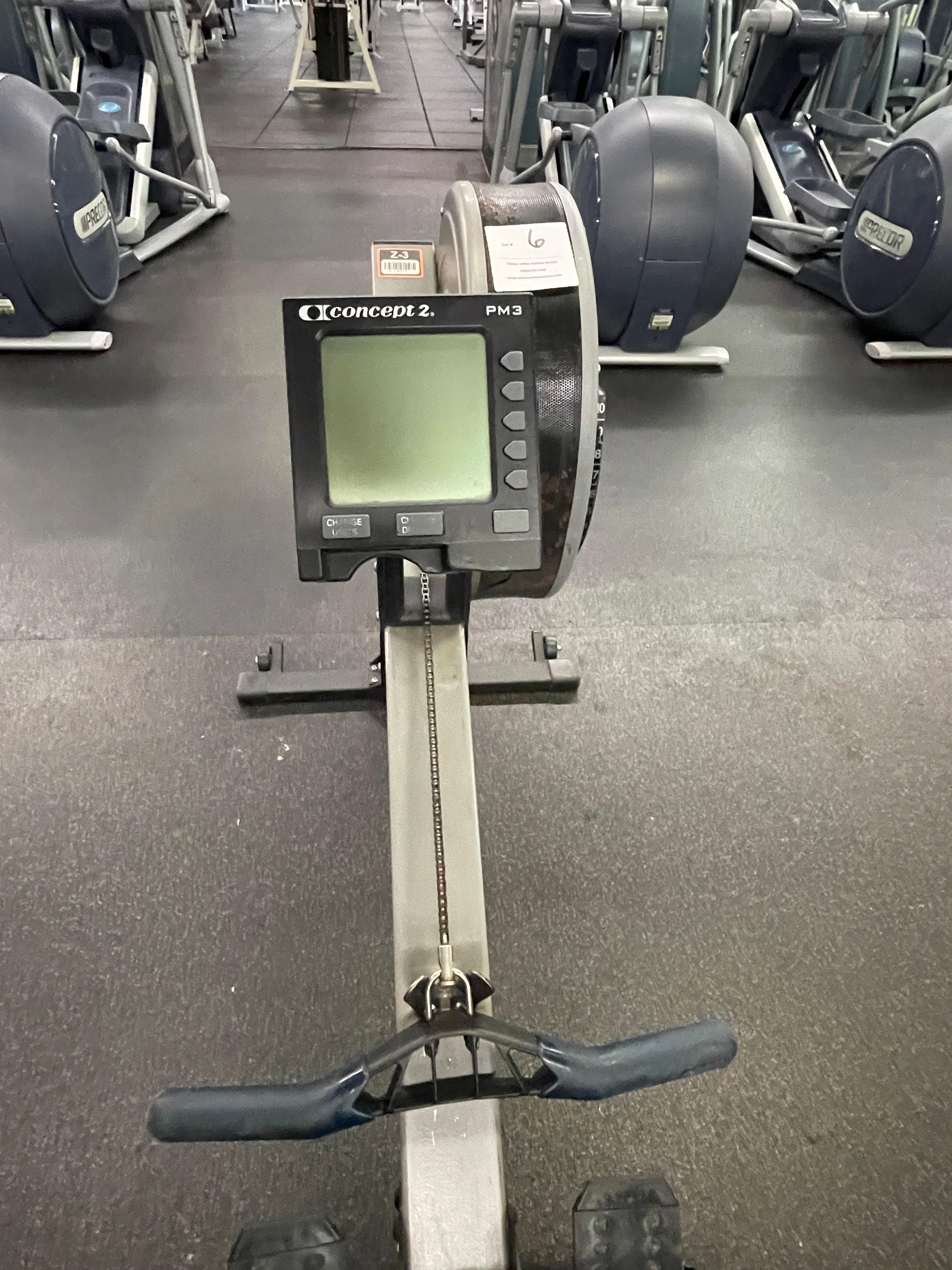 Concept 2 PM3 rower rower