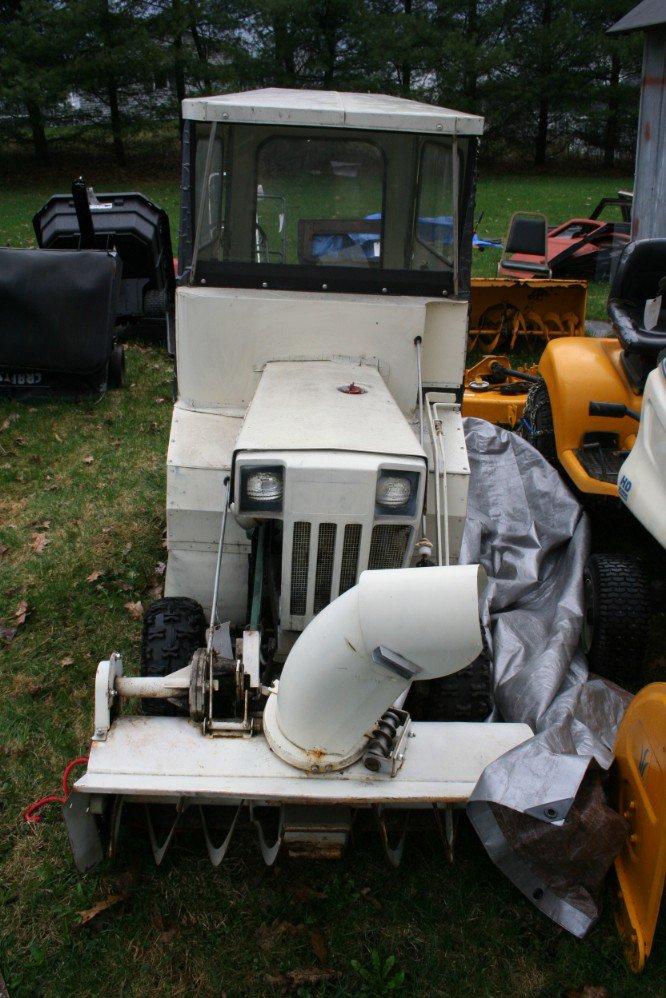 Vintage Lawn Tractor w/ Snow Blower