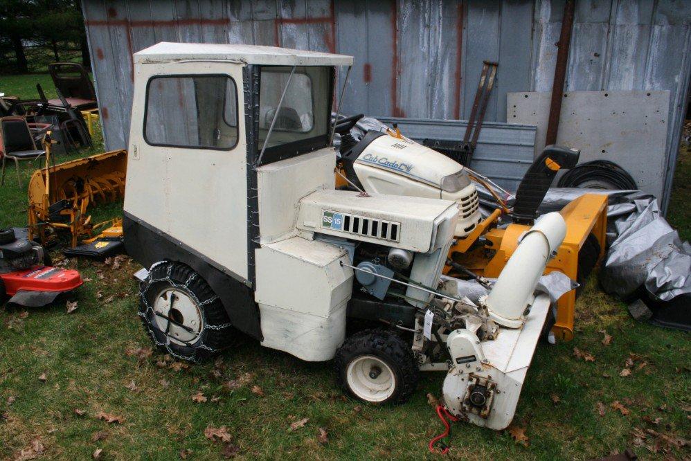 Vintage Lawn Tractor w/ Snow Blower