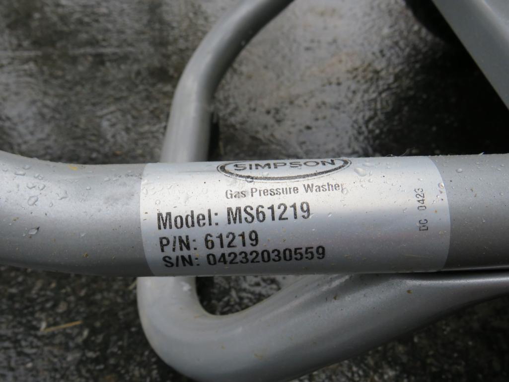 Simpson 3400 PSI Gas Pressure Washer