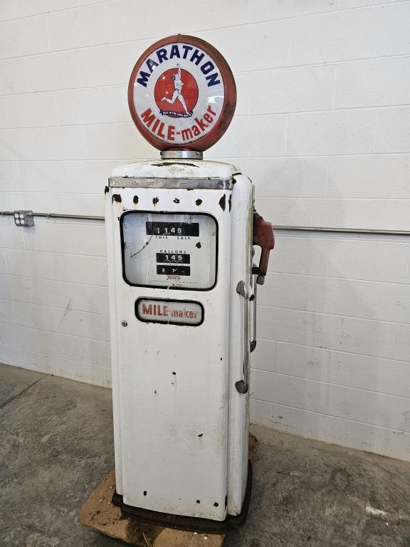 Tokheim Marathon Mile-Maker Gas Pump 77"