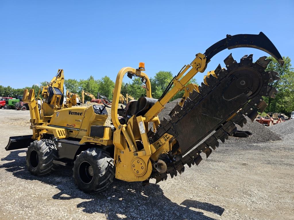 Vermeer RT700 Trencher/Plow/Backhoe