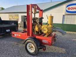 CAT Diesel 6" Water Pump - Trailer Mounted