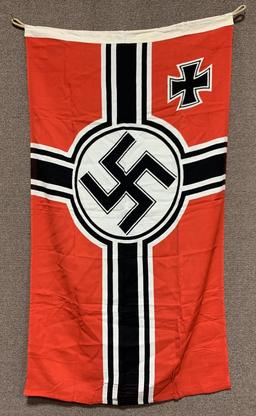 WWII NAZI GERMAN KRIEGSMARINE BATTLE FLAG 80X135