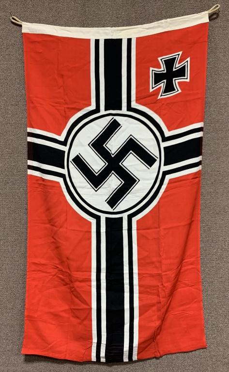 WWII NAZI GERMAN KRIEGSMARINE BATTLE FLAG 80X135