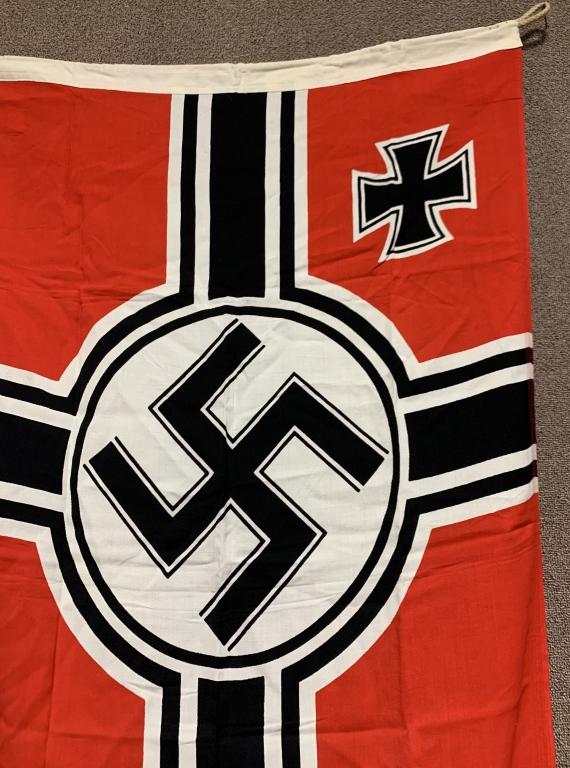 WWII NAZI GERMAN KRIEGSMARINE BATTLE FLAG 80X135