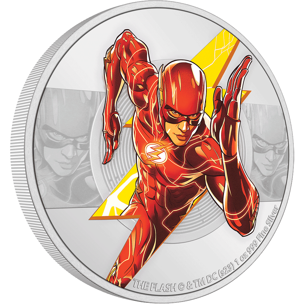 THE FLASH(TM) 1oz Silver Coin