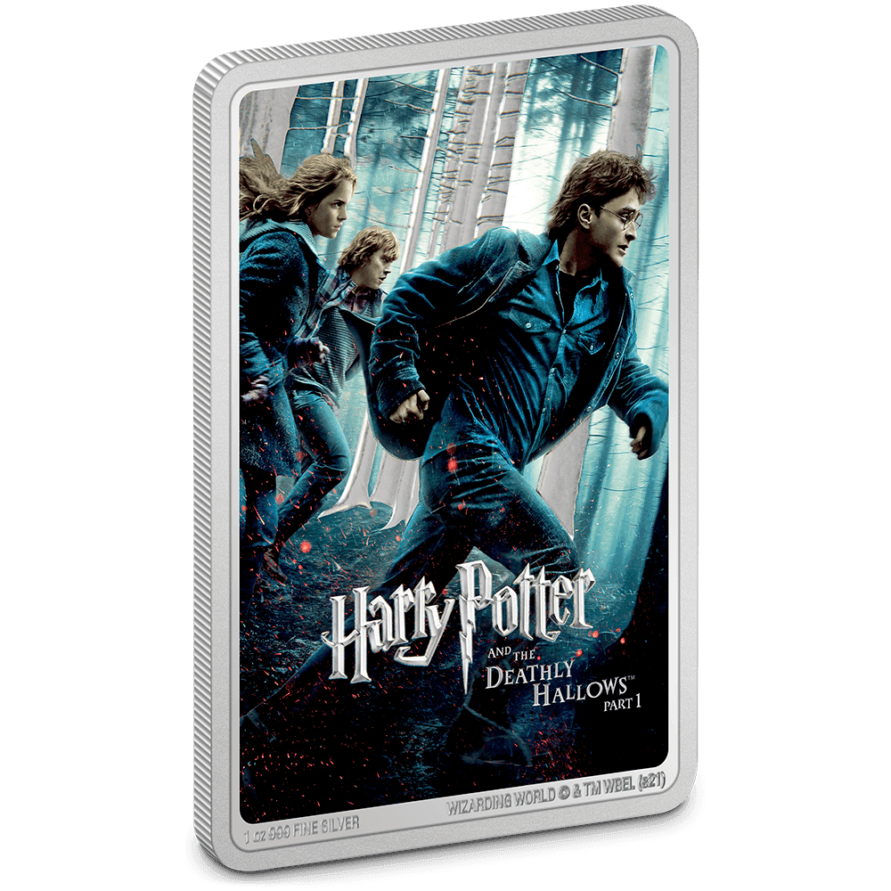 HARRY POTTER(TM) Movie Poster - Harry Potter and the Deathly Hallows Part 1(TM) 1oz Silver Coin