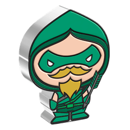 DC Comics(TM) - GREEN ARROW(TM) 1oz Silver Chibi(R) Coin